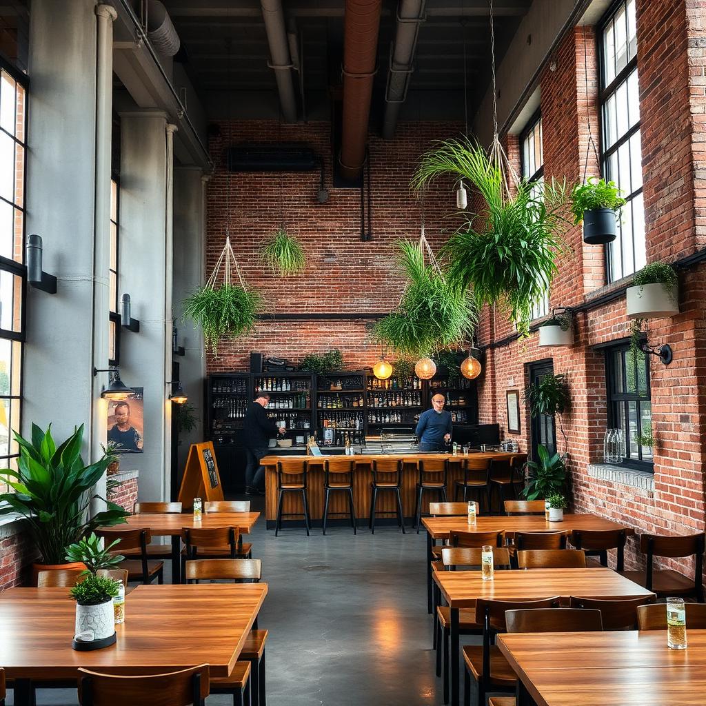 Het interieur van de Cantin, buurtcafé in de Blikfabriek
